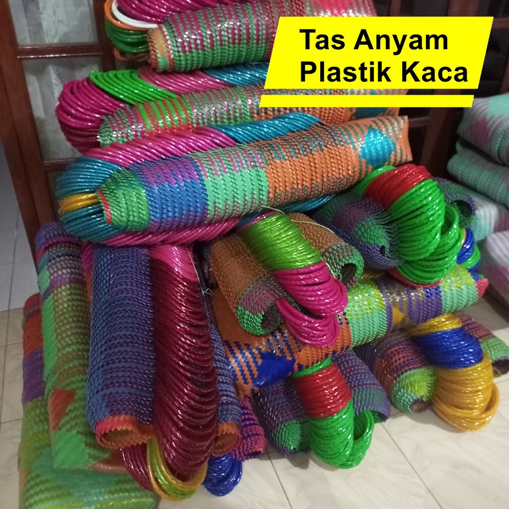 Tas Anyam Plastik READY STOCK Berkat Hajatan Selamatan Hampers Souvenir Anyaman Tahlilan Belanja