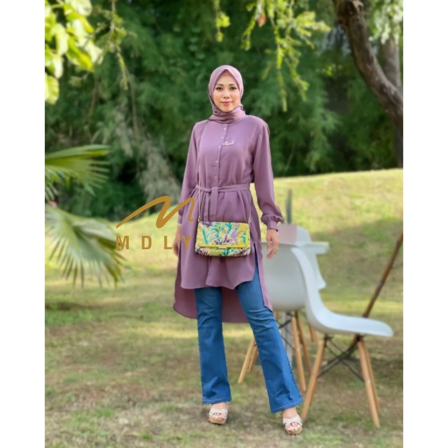 BAJU ATASAN TUNIK PREMIUM WANITA TERBARU ZALIKA By MDLY