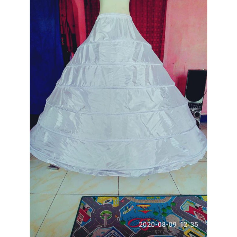 Petticoat R 6 JUMBO Rok Dalam Pengembang Gaun Pengantin Wedding Dress gaunpengantin weddingdress