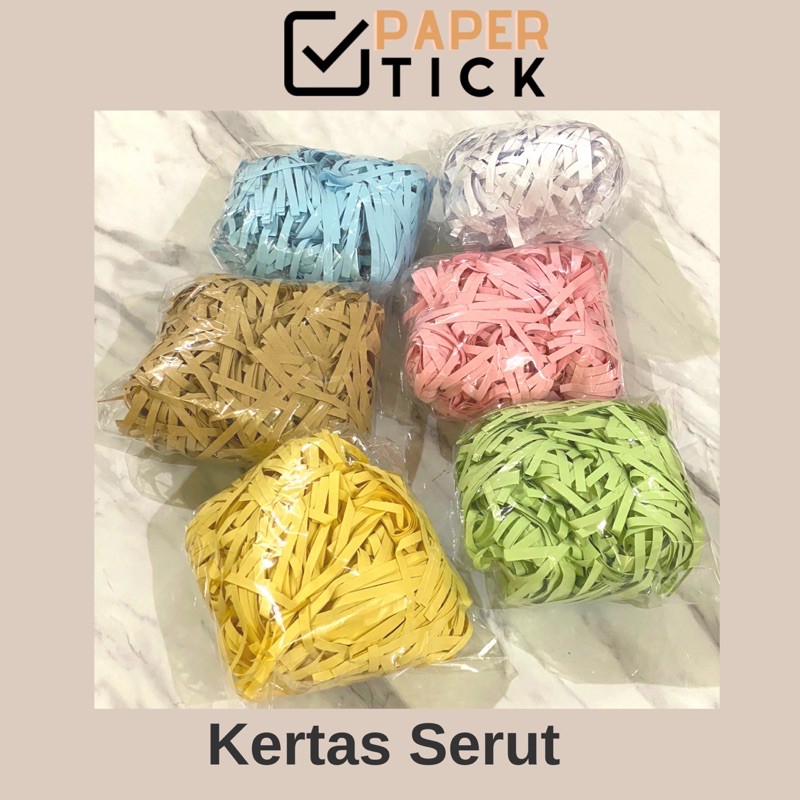 

Kertas Serut 60gr / Kertas Cacah / Kertas Potong / Paper Shredder / Packaging