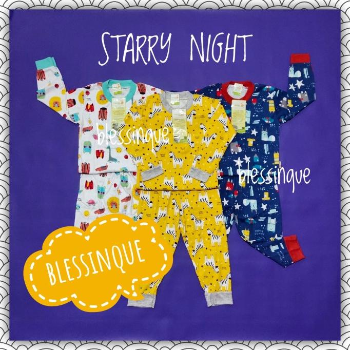 Velvet Junior PIYAMA (3 Stel/Seri) BIG SIZE 2-10 Tahun