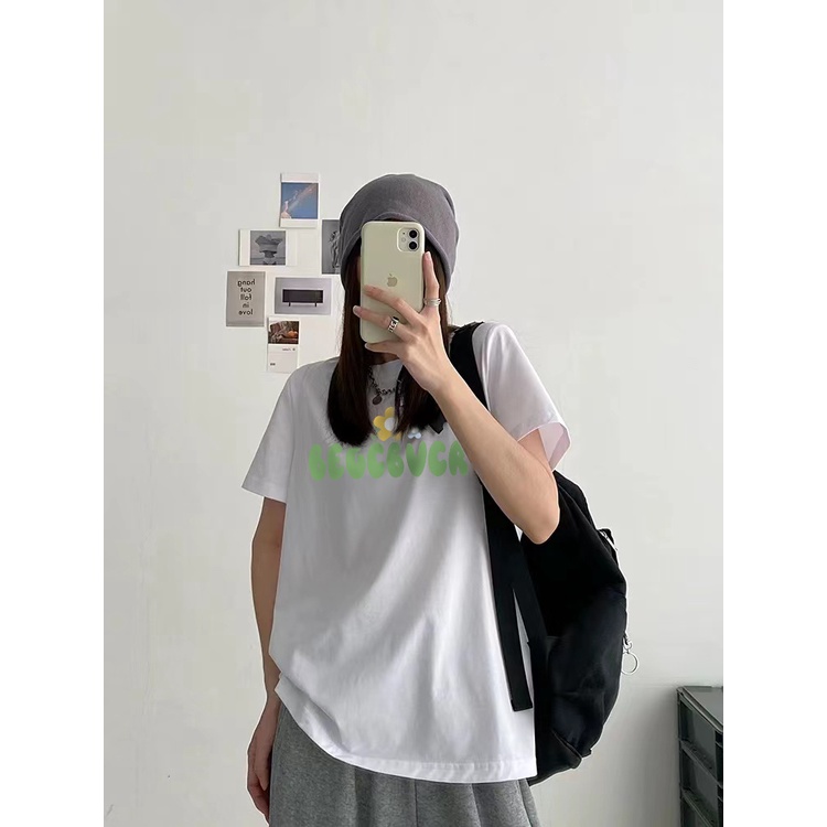 korean style baju oversize wanita murah/baju atasan wanita /atasan wanita warna putih/T-shirt hitam/S-L/ Rearrange and Combine Popular Elements Korean Style/baju atasan wanita korean style/Big size print kaos wanita tshirt atasan top korea