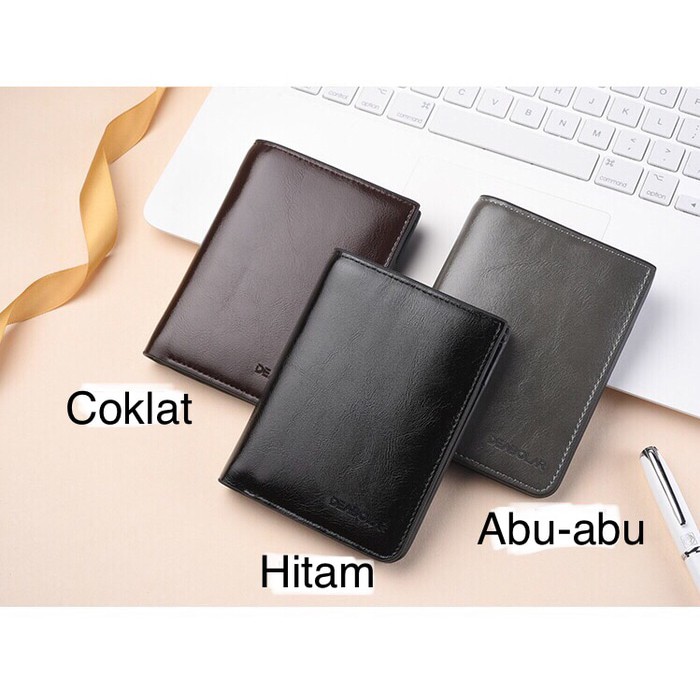 Dompet Pendek Pria | Dompet Kulit import versi vertical Deabolar 208-2 ORIGINAL PREMIUM DOMPET