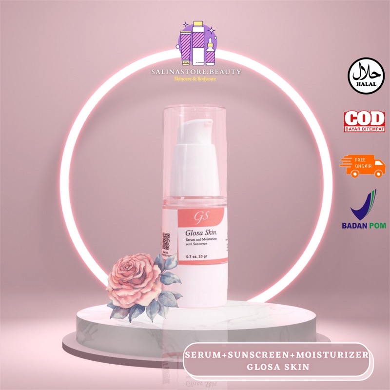 Serum Whit Moisturizer Dan Sunscreen By Glosa skin BPOM