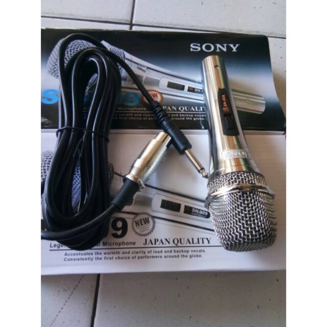 Mic SN 909
original sony stanlistil gagangan besi
