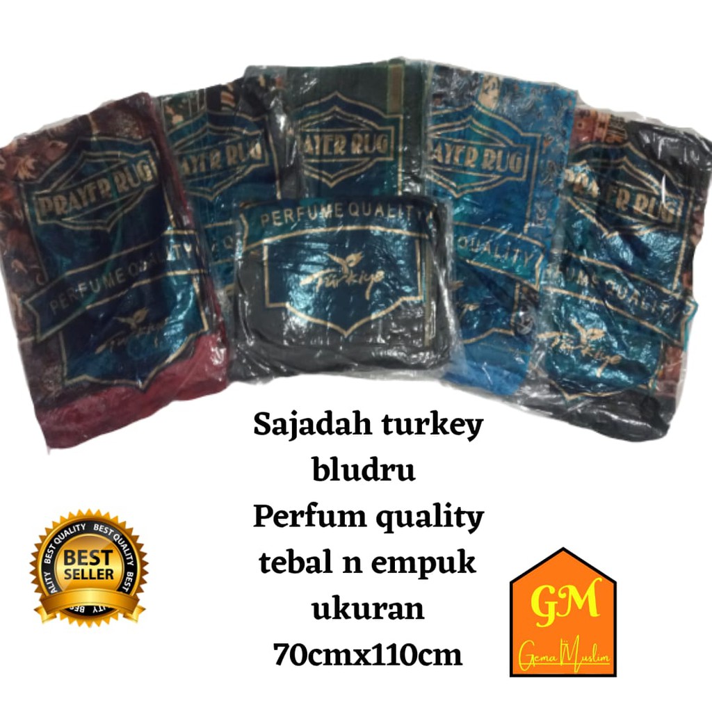 sajadah turky perfum premium hijau botol