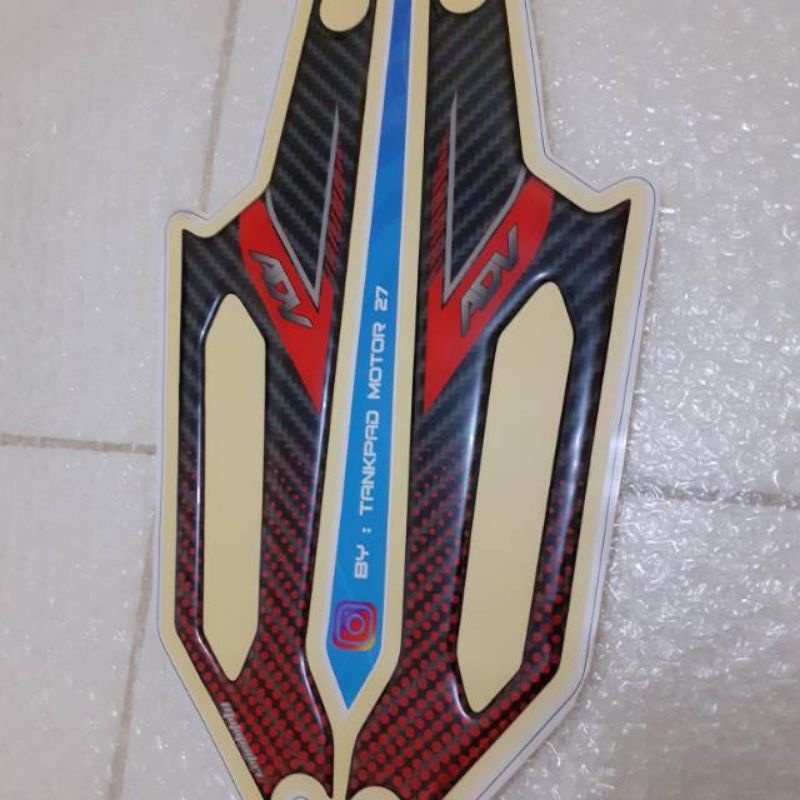 Stiker sticker resin timbul Footstep Honda Adv 150