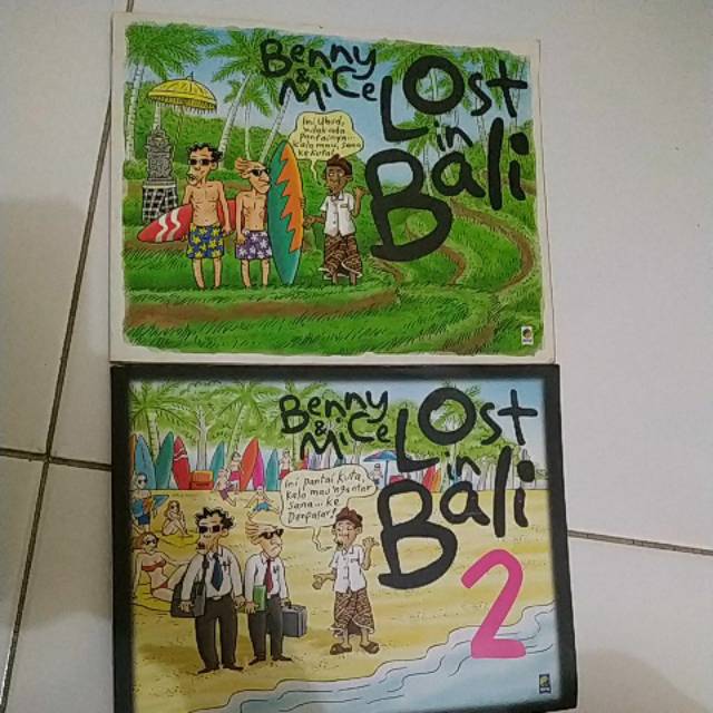 Buku kartun benny dan mice lost in bali 1 dan 2