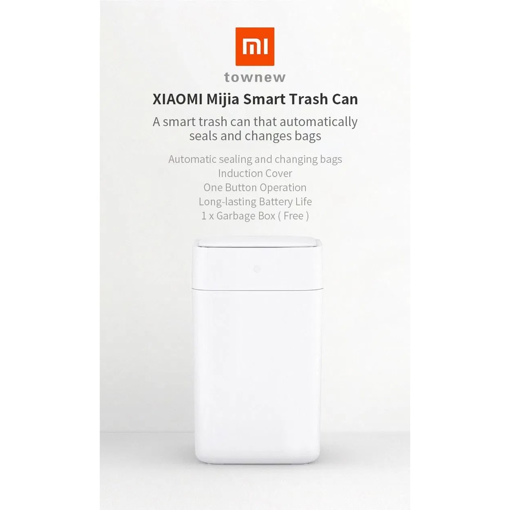 XIAOMI TOWNEW Smart Trash Can with Infrared Motion Sensor - TOWNEW T1