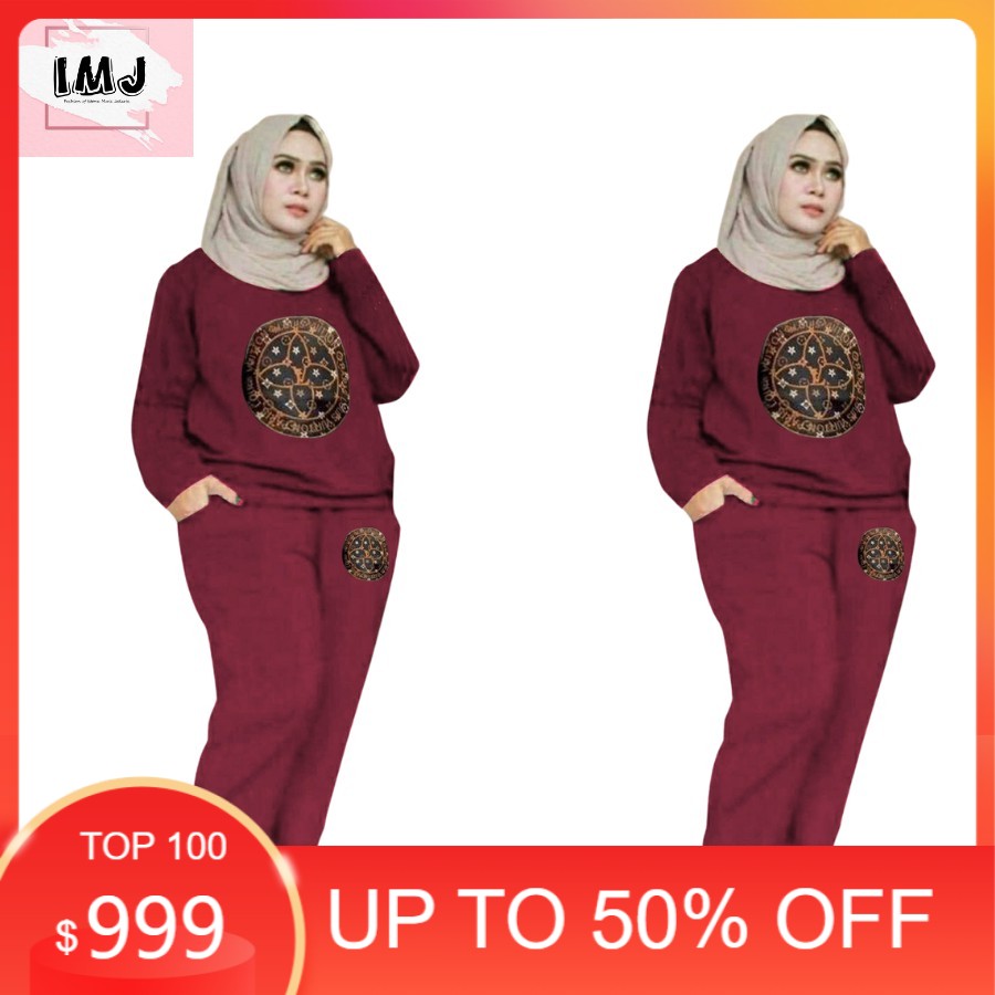 SETELAN LIVIS JUMBO  SETELAN LVIOR JUMBO  SETELAN ZUMBO LVIOR  FASHION WANITA SET TRAINING  MJ05