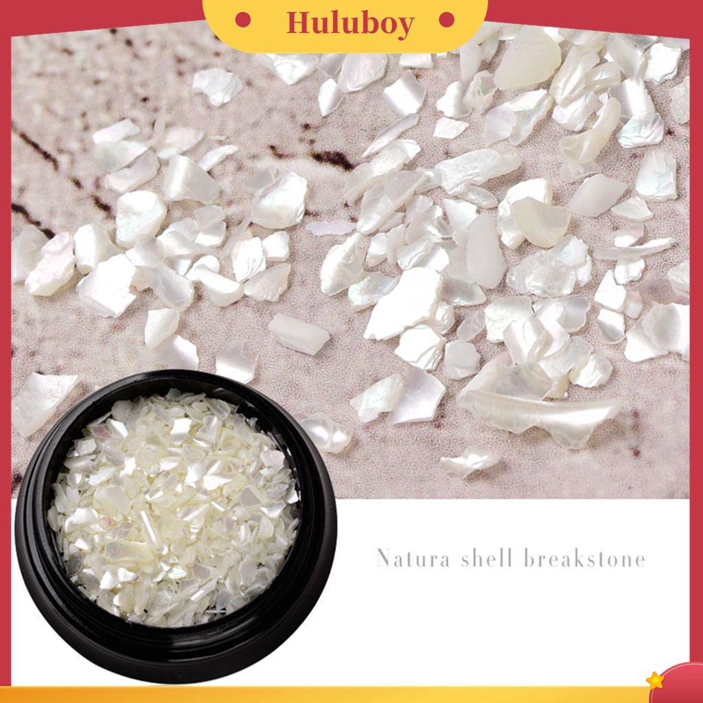 Huluboy Huluboy♡ 1 Kotak Kulit Kerang Alami Untuk Dekorasi Nail Art