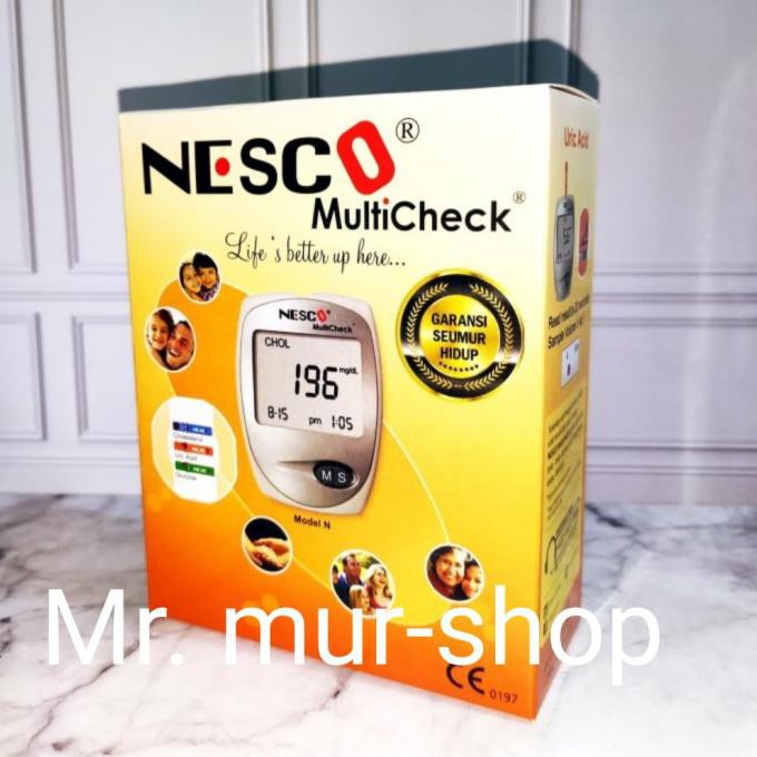 Nesco Multicheck GCU Alat cek tes gula darah asam urat kolesterol produk original