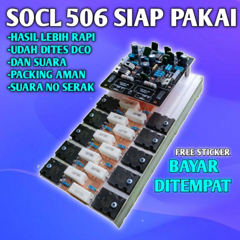 Jual SOCL 506 PLUS FINAL - SOCL 506 BALAP - SOCL 506 SIAP PAKAI KIT