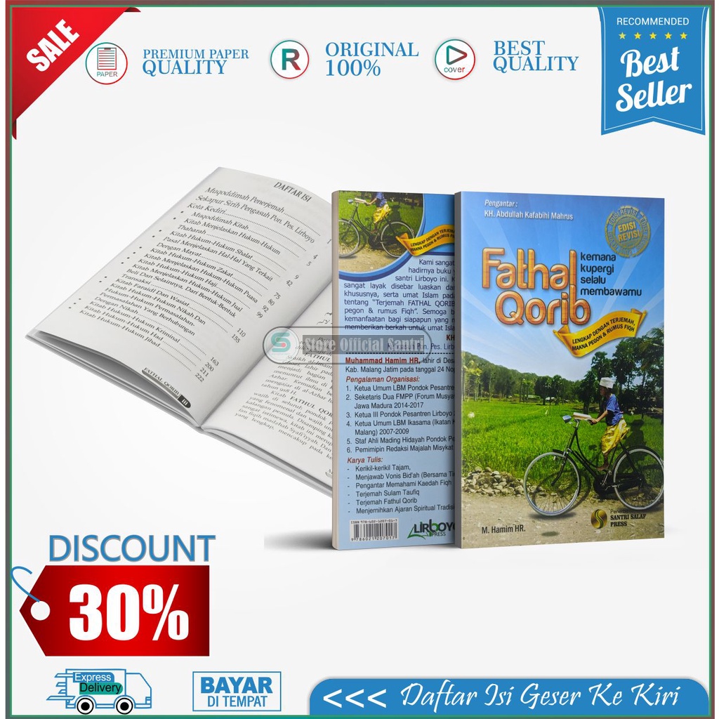 TERJEMAH FATHUL QORIB SAKU ONTHEL Terjemah Kitab Fathul Qarib - Qorib Saku Lengkap Makna Dan Rumus F