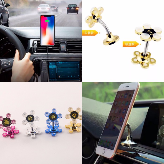 Magic Suction Cup Mobile Phone Bracket Holder Gurita Holder Cumi