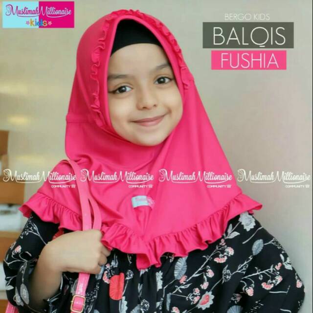 Jilbab Anak | Hijab Anak | Bergo Anak | Bergo Balqis