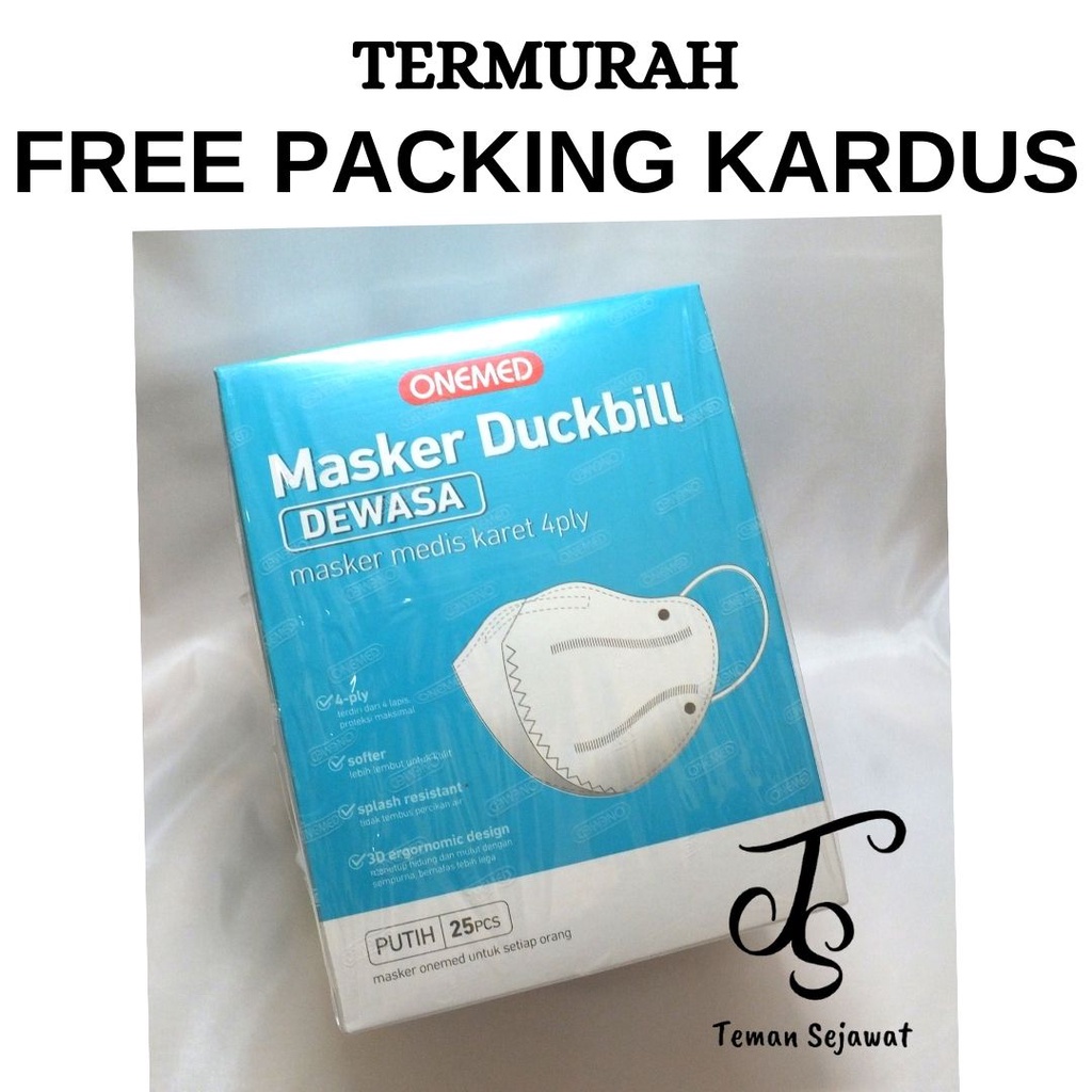 MASKER DUCKBILL DEWASA ONEMED ISI 25