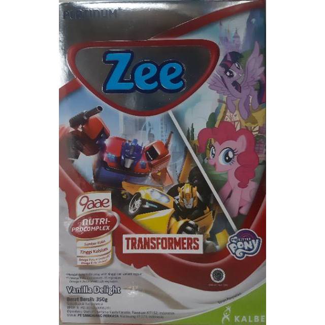 Zee Platinum Vanila / Cokelat / Strawberry 350gr