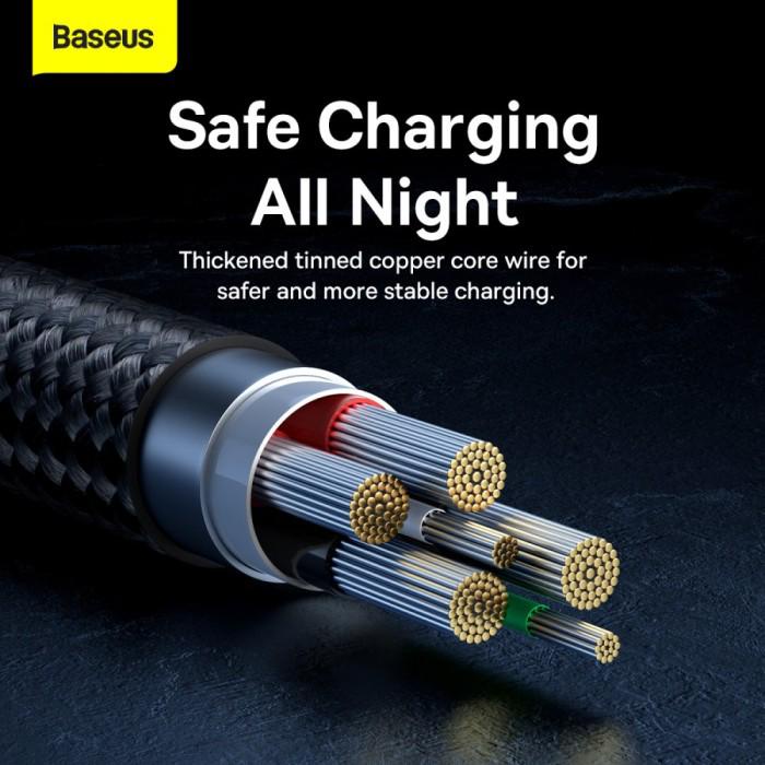 Baseus Cable USB to Type C Poweroff - 100W - Explorer Series - Auto Disconnect - Garansi Resmi 6 Bulan