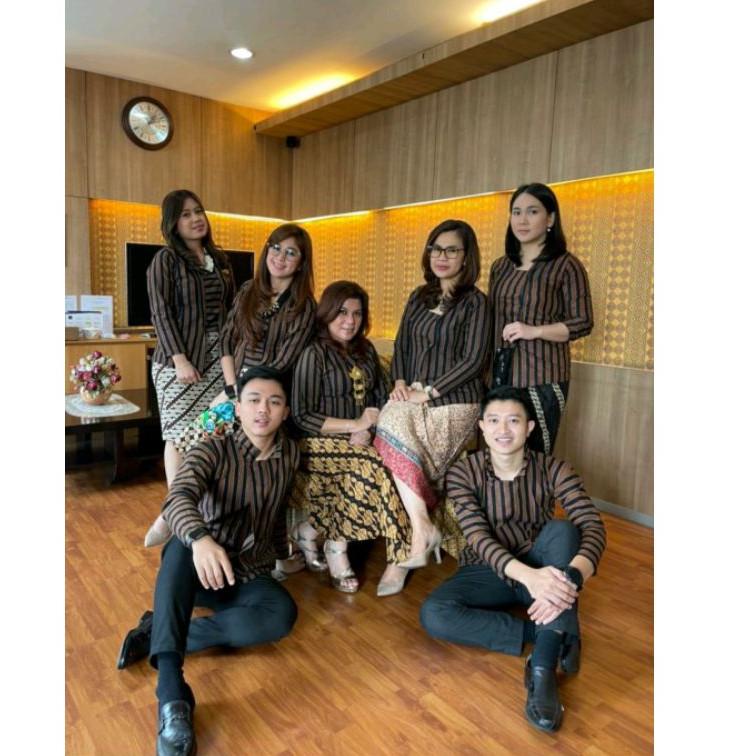 High Quality--Baju Lurik Jawa Pria Sorjan Lurik Couple Pria Wanita Pakaian Adat Jawa Khutu Jumbo Ove