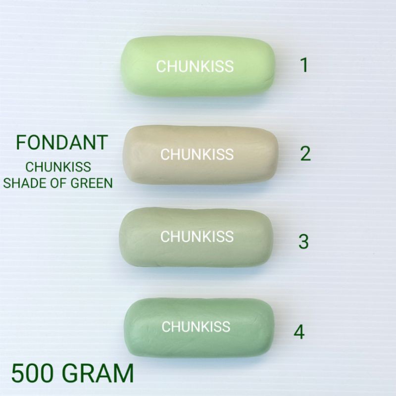 FONDANT WARNA SHADE OF GREEN 500 GRAM