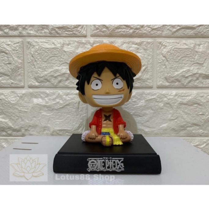 Boneka Pajangan Goyang Dashboard Mobil One Piece Luffy - luffy