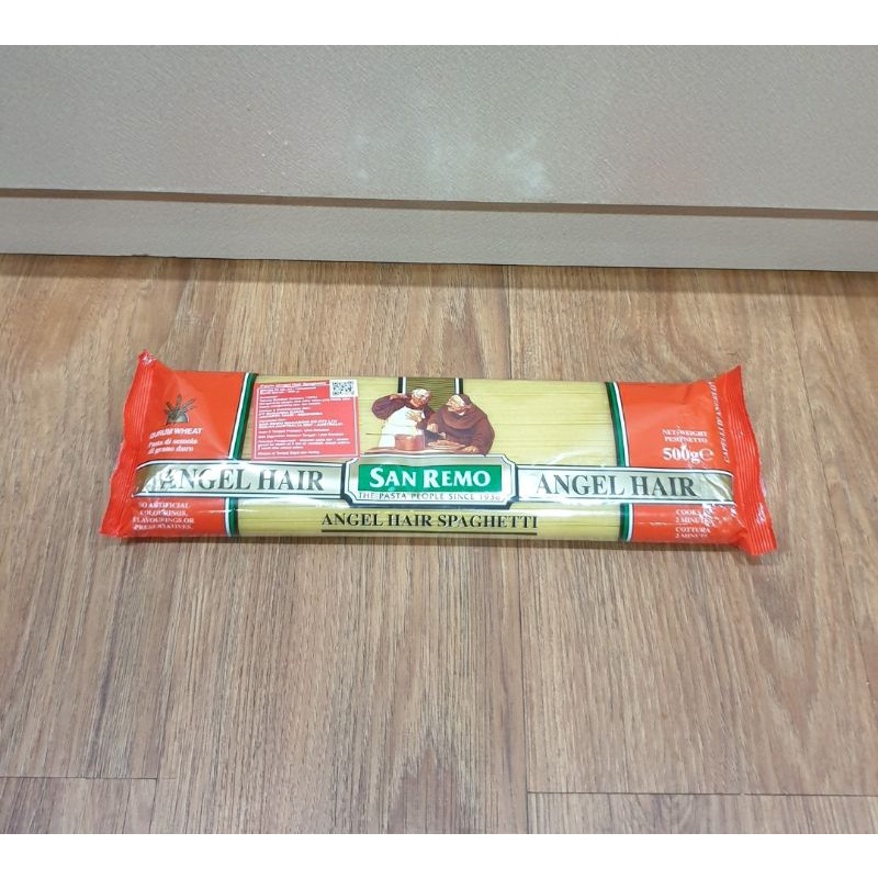 

San Remo Pasta Angel Hair 500 Gr Pasta Gandum Semolina