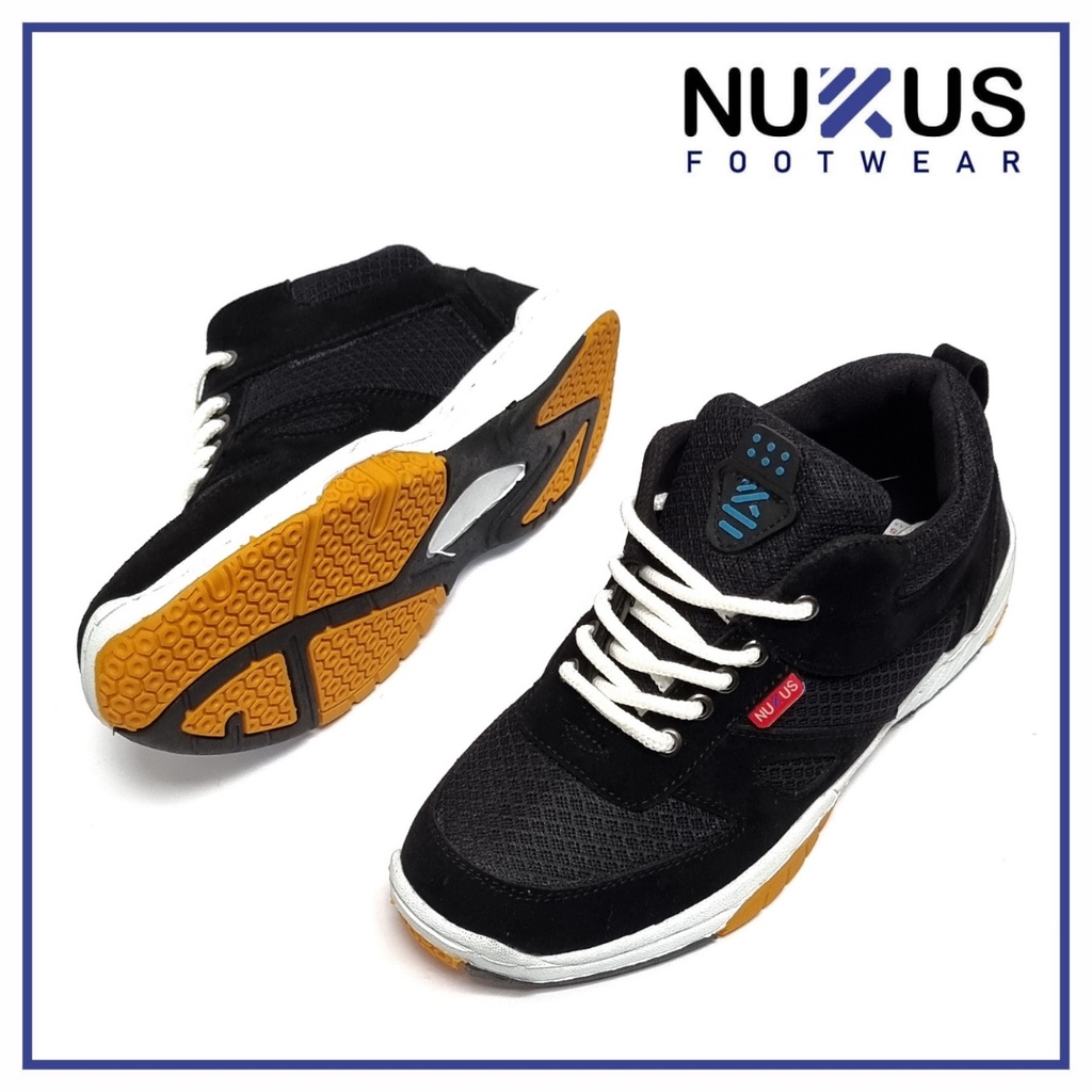 Nukus Sepatu Olahraga Pria Sport Running Badminton - NKTM 03 GB