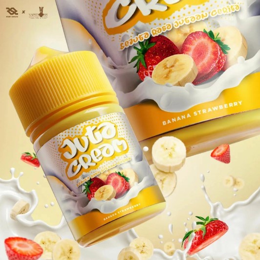 JUTA CREAM BANANA STRAWBERRY 60 M L