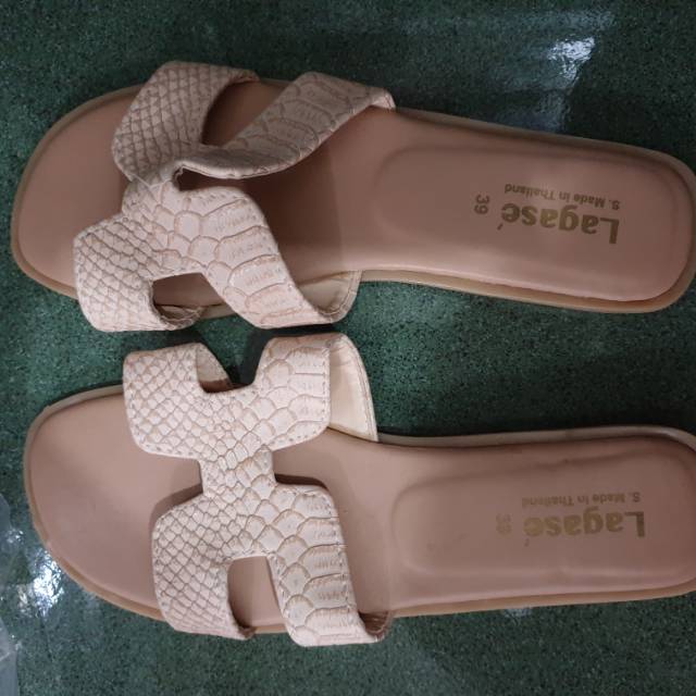 Sandal karet import model hermes