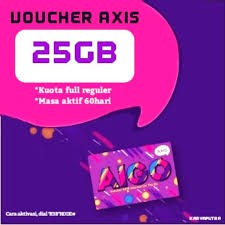 Voucher Axis 25GB 60hari