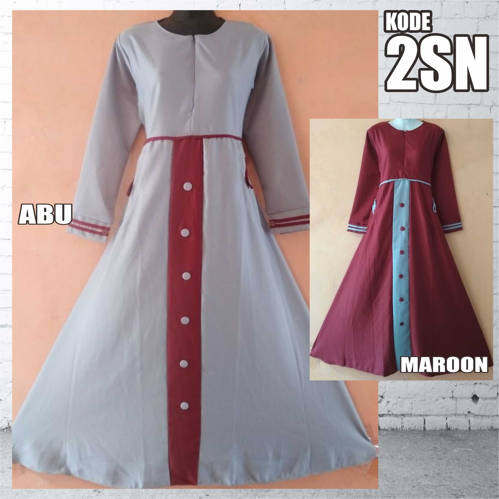Baju Muslim Balotelli / Gamis / Dress / Gamis Syar'i / Kode 02SN