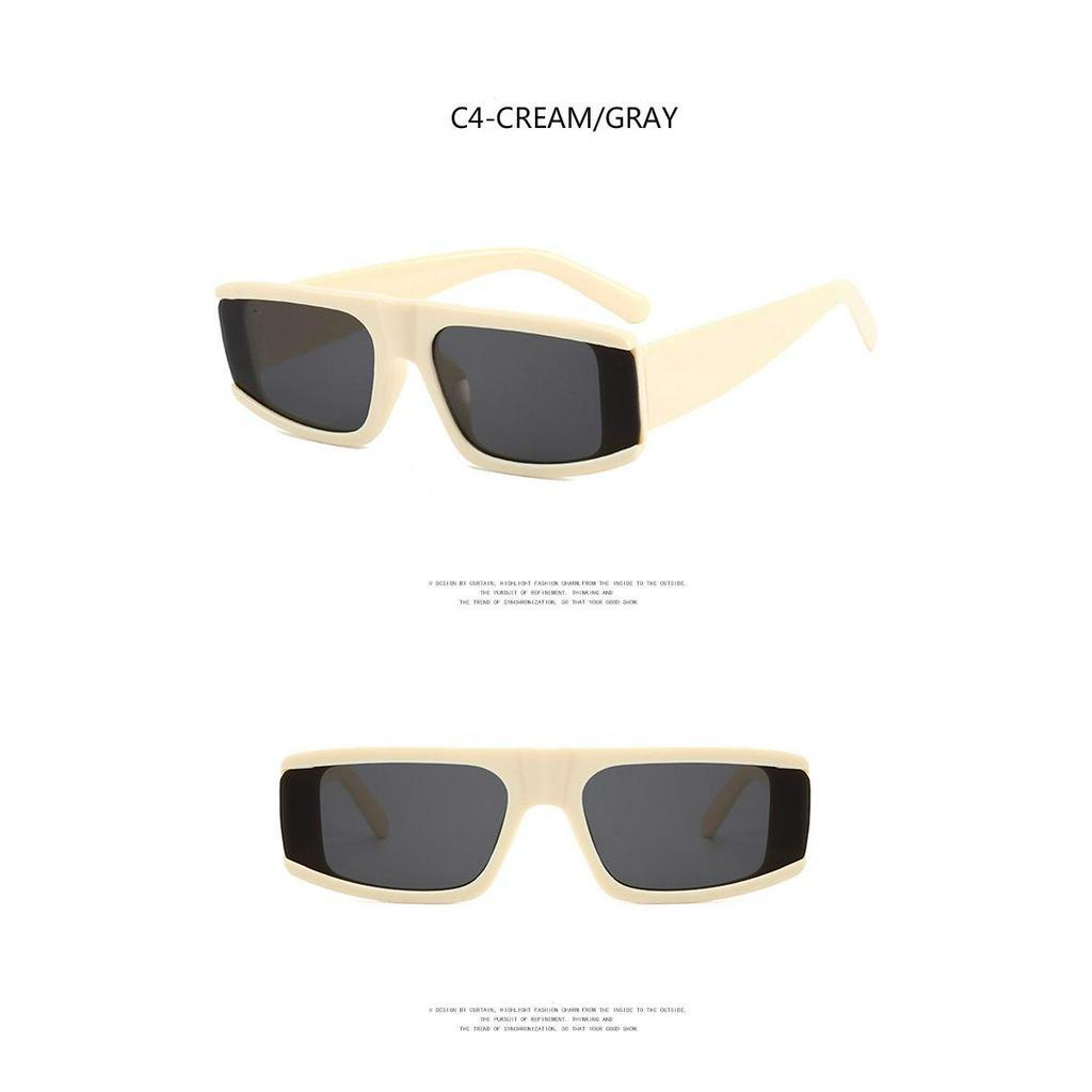 Fashion European and American square personality retro men's and women's sunglasses