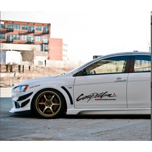 Stiker Mobil Mitsubishi Competition Stiker Lancer Xpander Stiker Mobil Mitsubishi Competition Stiker Lancer Xpander