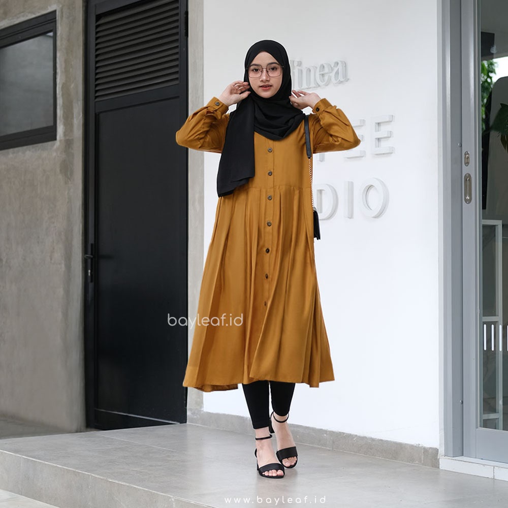 LULU TUNIK ATASAN FASHION MUSLIM WANITA PREMIUM BY BAYLEAF.ID