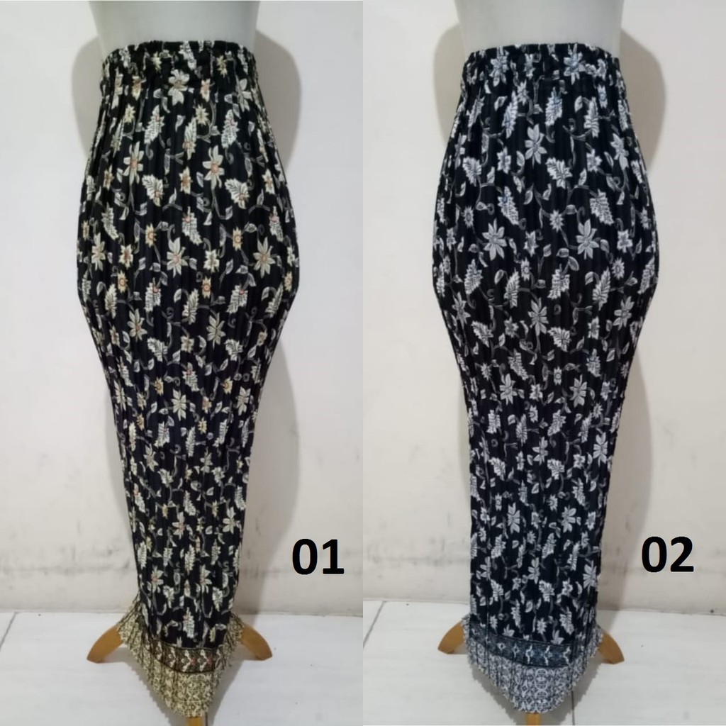 SB Collection Rok Plisket Margareta Maxi Panjang Jumbo Batik Wanita