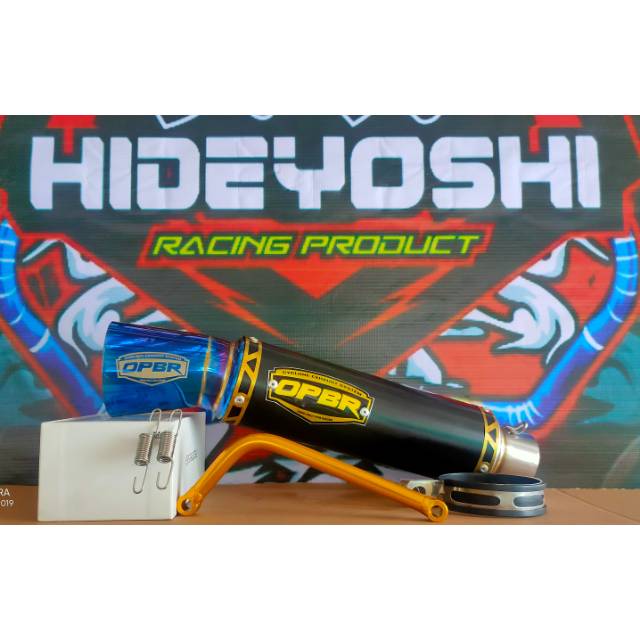 OPBR Hitam Moncong biru titanium