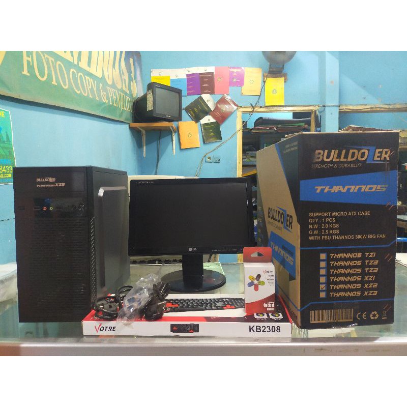 Paket Komputer Fullset Haswell core i5 Ram 4gb Hdd 500gb lcd 16&quot; wide