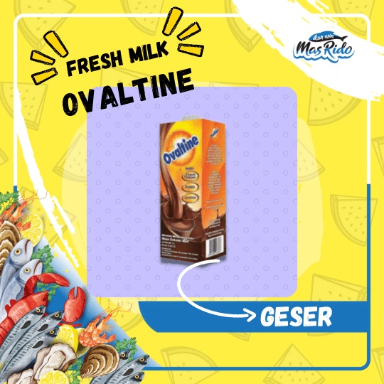 

Susu Coklat Fresh Milk Ovaltine Choco Malt Super Besar Harga Murah