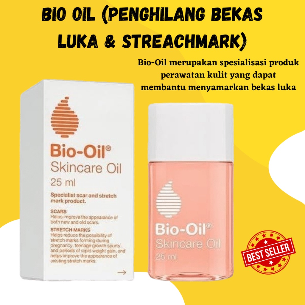 PROMO!!! Bio Oil Penghilang Bekas Luka &amp; Streachmark Ukuran 25 mL / Minyak Perawartan