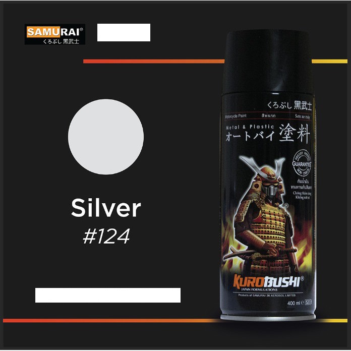 CAT PILOX SAMURAI SILVER 124