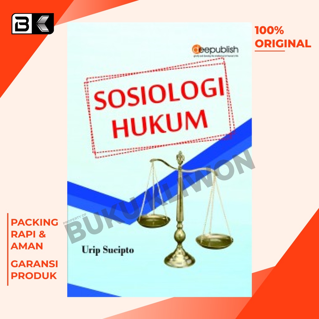 Buku Sosiologi Hukum Urip Sucipto Buku ORIGINAL