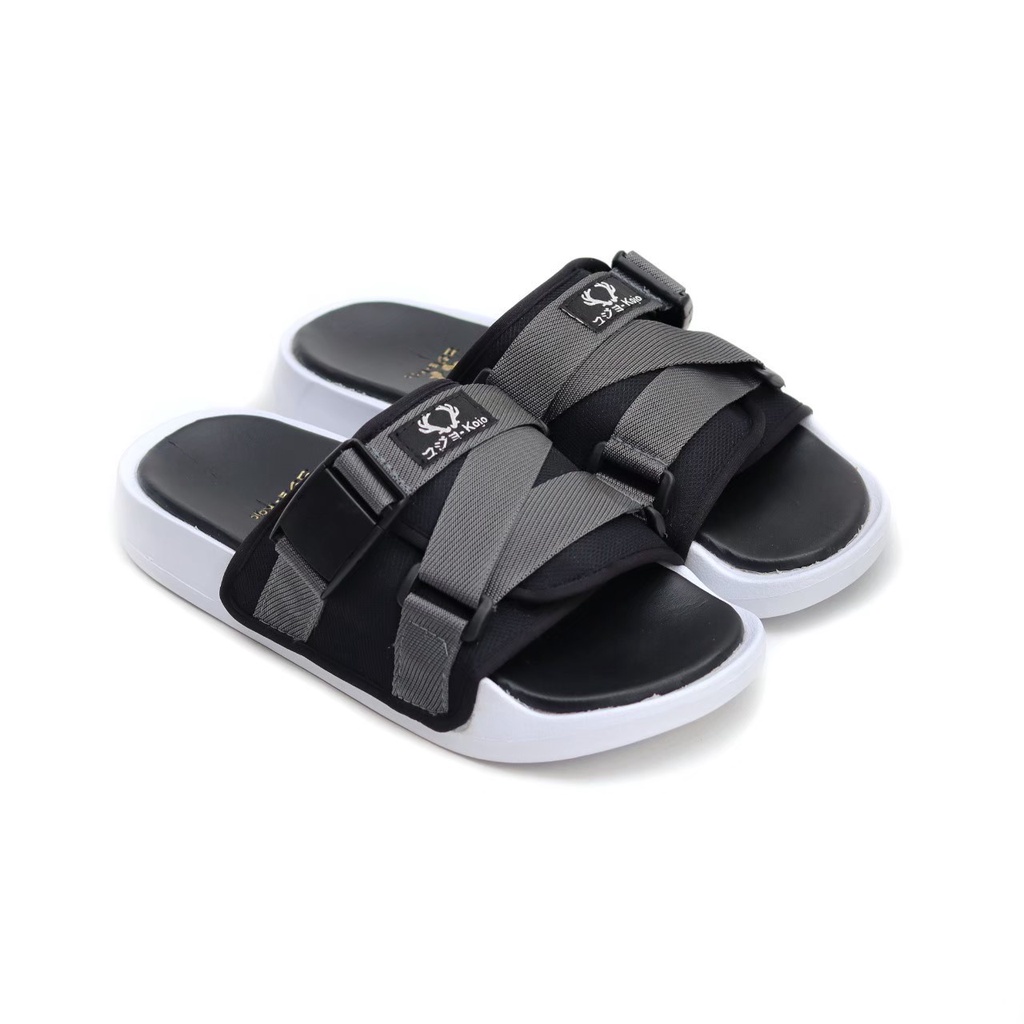 HDS X PANDEMIC BW - Sandal Slide Pria dan Wanita - Sandal Casual - (Sandal Slip On)