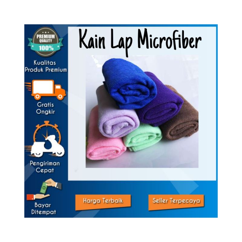 kain lap microfiber / kain lap motor / kain lap mobil / kain lap serbaguna