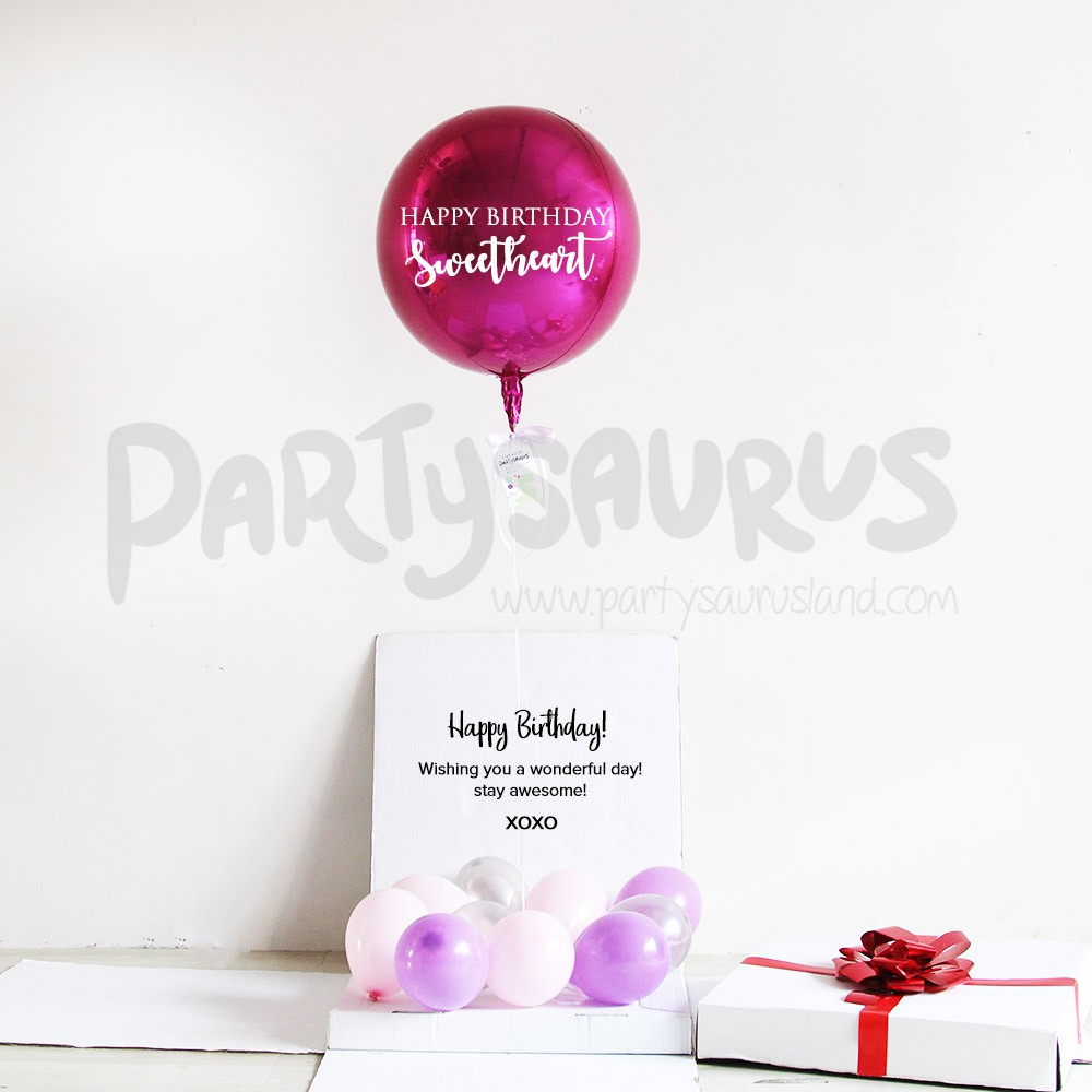 Orbz Blooming Floatbox Surprise Balon Box