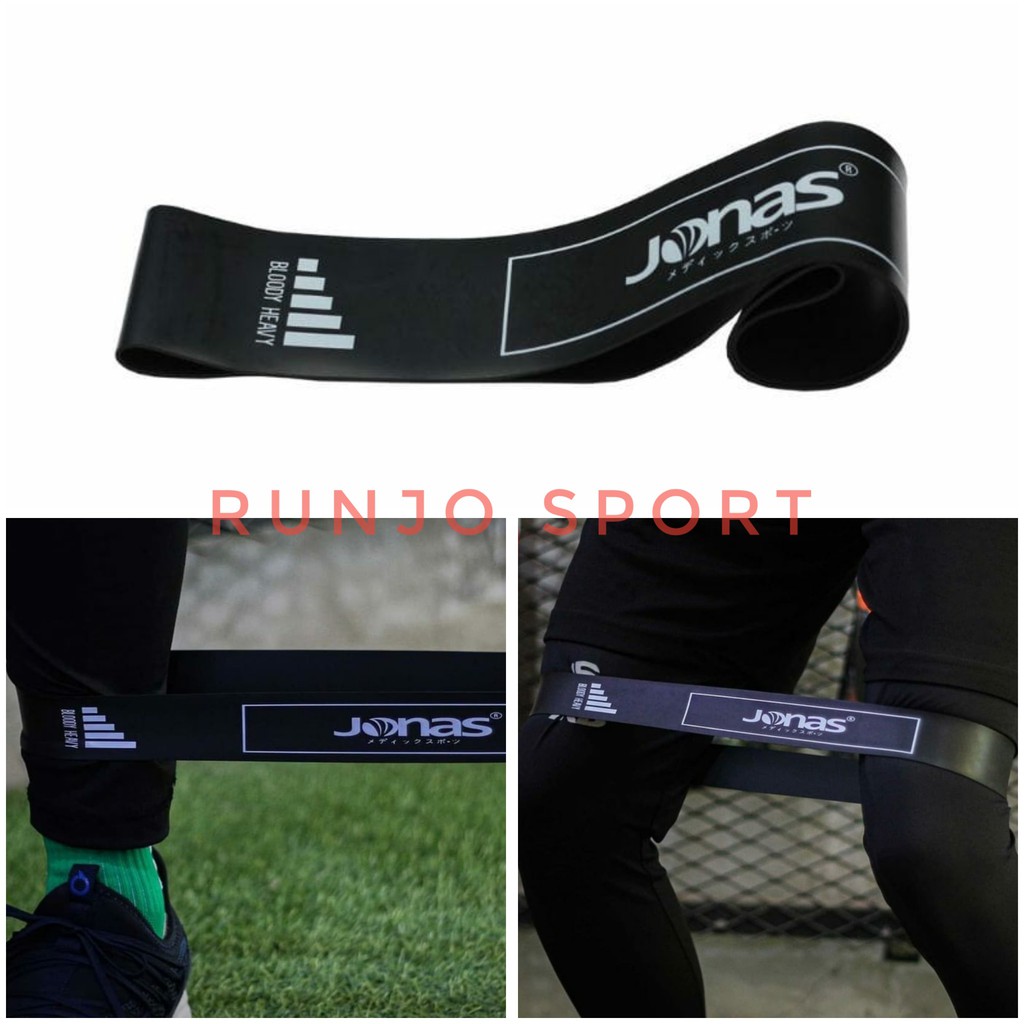 Resistance Band JONAS Hitam ORIGINAL Karet Latihan