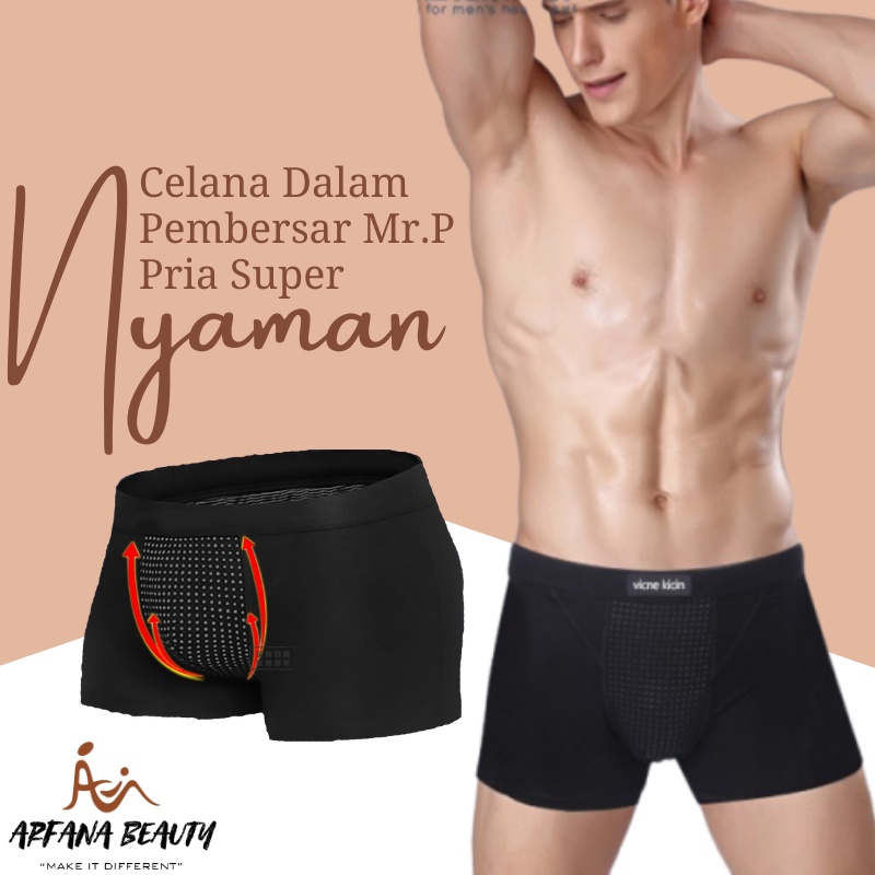 Celana Dalam Boxer Magnet Terapi Pembesar Mr P Kesehatan Pria Dewasa Vakoou ORI Terbukti Ampuh