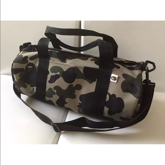 DVS0169 A Bathing Ape BAPE Camo Duffle Bag Travel Bag 100% ORIGINAL
