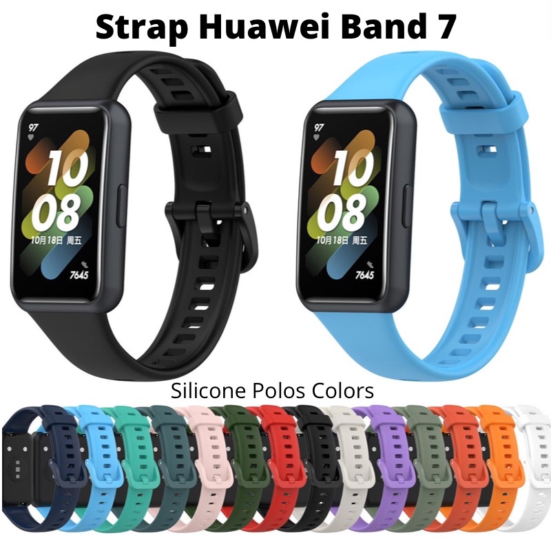 Strap Huawei Band 7 Polos Tali Huawei Band 7 Silicone Polos