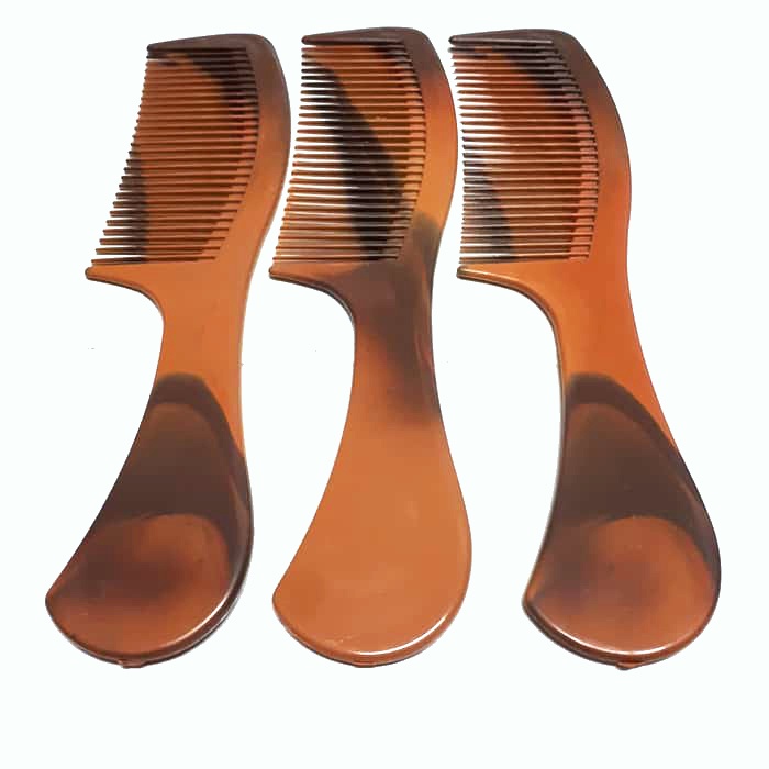 (1 LUSIN) SISIR RAMBUT COKLAT JADUL /SISIR GAGANG / SISIR SAKU LURUS 12 PCS